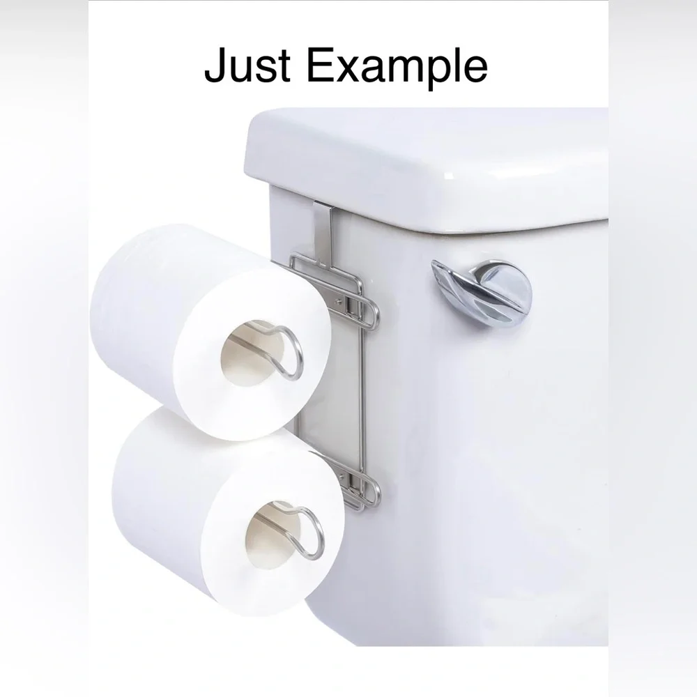 Stainless Steel Over-the-Tank Toilet Paper Holder